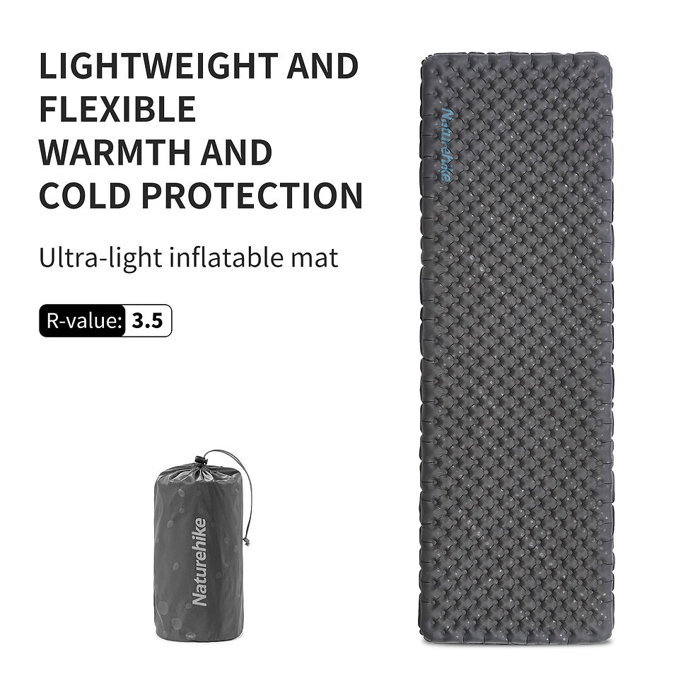 Thumbnail: Naturehike 1.26LB Ultralight Self Inflating Sleeping Pad, Patchworkable Sleeping