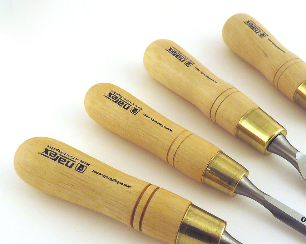Thumbnail: Narex Czech Steel Premium 4 pc Set True Imperial 1/4, 1/2, 3/4, 1 Inch Bench Cab