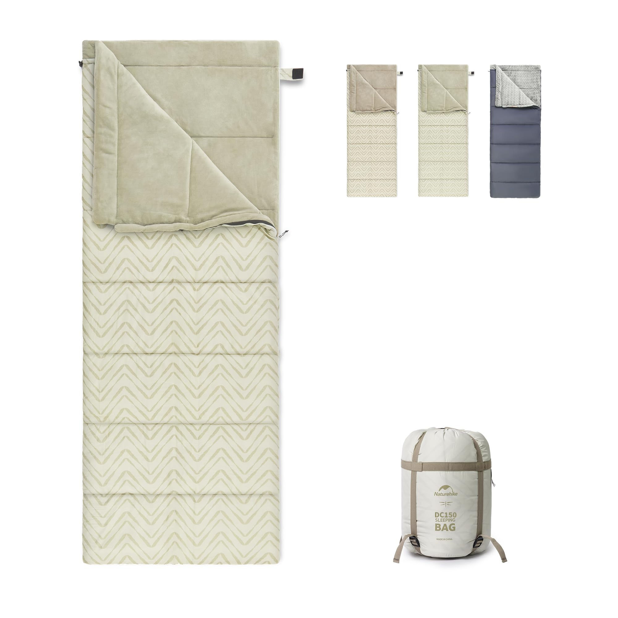 Naturehike Sammy Sleeping Bag with Marine Floating Material, HALLTHY™ Lining Lig