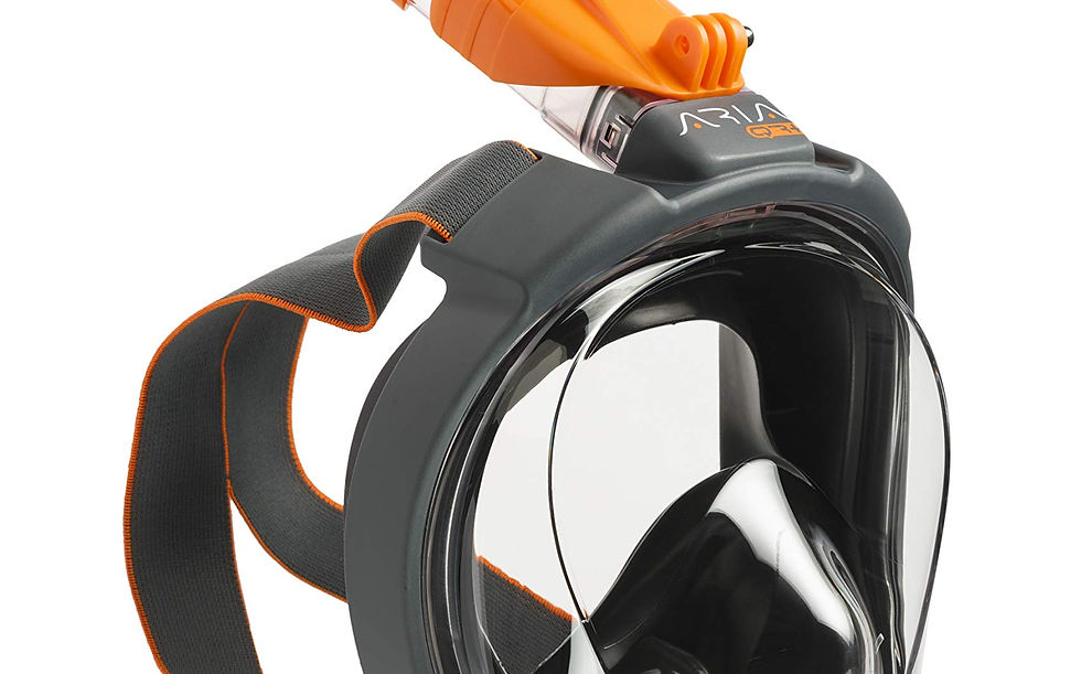 OCEAN REEF - Aria QR+ Quick Release Full Face Snorkel Mask with Snorkel
