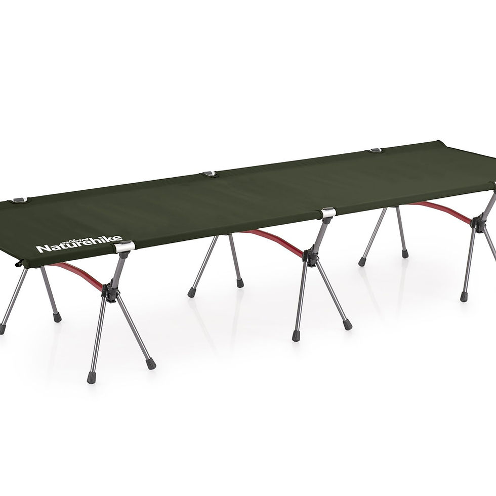Thumbnail: Naturehike ArmyWild Folding Camping Cot, Height Adjustable Ultralight Backpackin