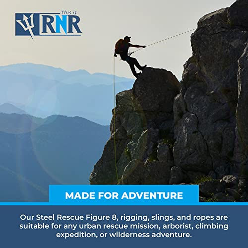 Thumbnail: Rock-N-Rescue Steel Rescue 8 with Ears | High-Strength Steel for Controlled Desc