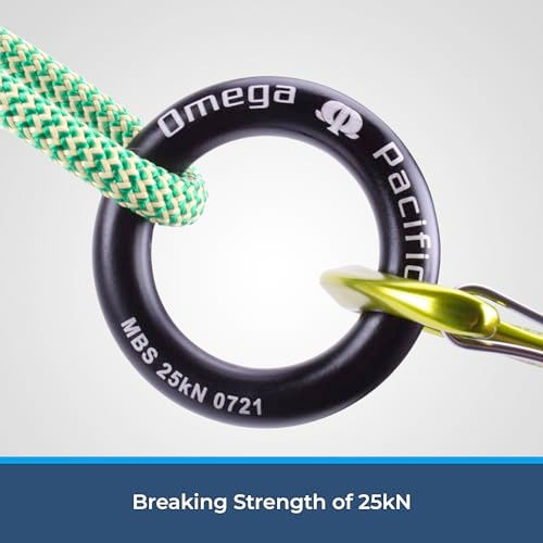 Thumbnail: Omega Pacific Rappel Ring - Solid Seamless Aluminum Design, Outdoor Adventure