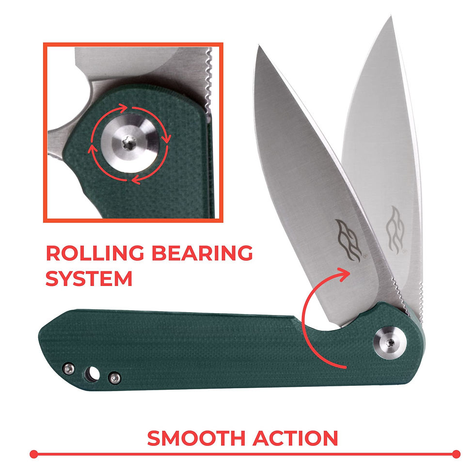Thumbnail: Firebird GANZO FH41S-GB Ball Bearing Pocket Folding Knife