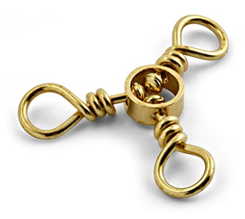 Hurricane Hr Brass 3Way Swivels Sz6 (6 Pack) Fishing-Equipment