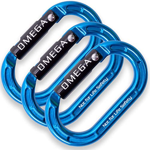 Thumbnail: Micro Raider Mini Oval Carabiner - Hot Forged Aluminum Climbing Connector - 4kN