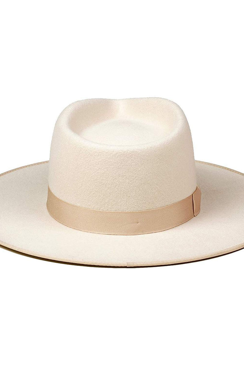 Thumbnail: Lack of Color Women's Rancher Fedora Hat (Ivory, Medium (57 cm))