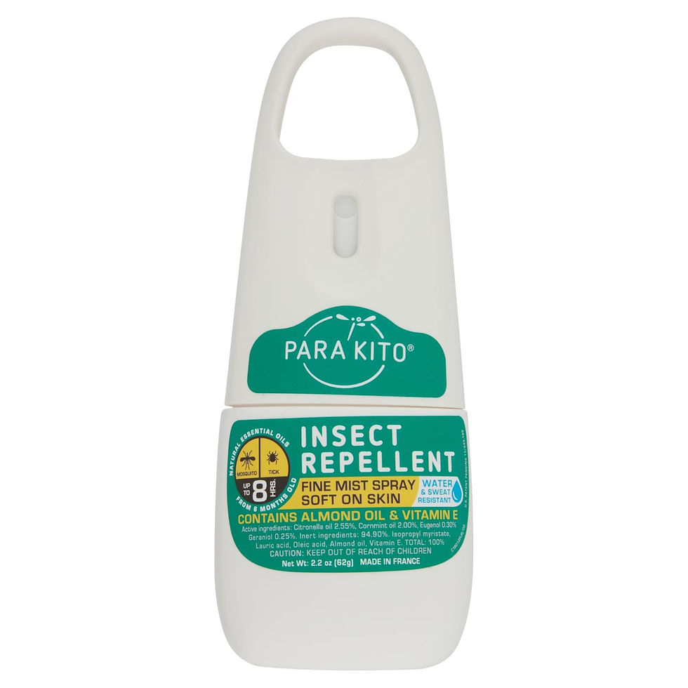 Thumbnail: PARAKITO Mosquito, Insect & Bug Spray Bundle - Includes Spray, Black Wristband