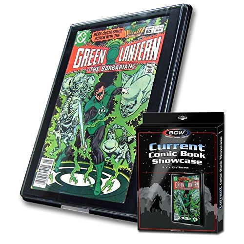 Thumbnail: CURRENT AGE Comic Book Showcase Display Case NEW 6 3/4" x 10 1/4" recess
