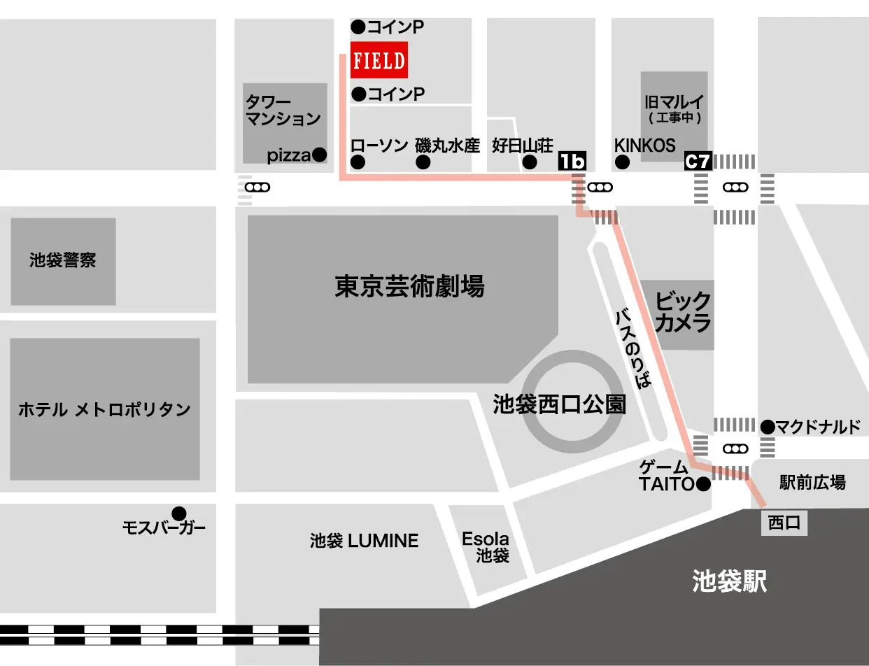 池袋FIELD マップ