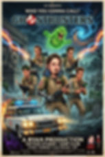 Ghostbusters movie poster, St. George Utah tattoo studio