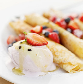 Dessert Crepes