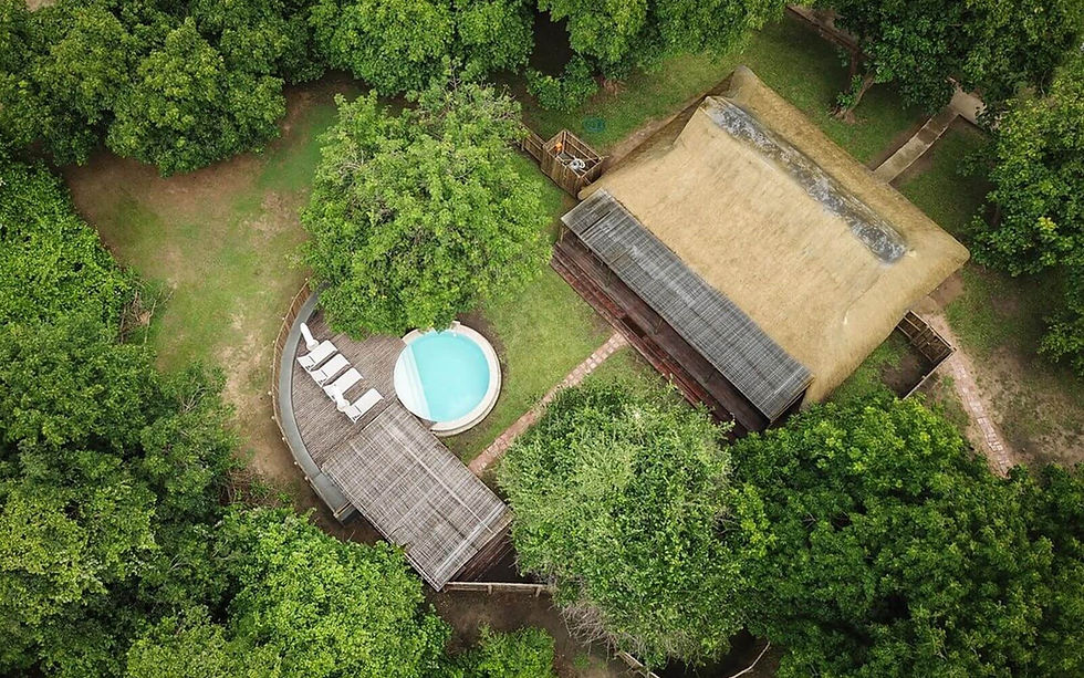 Directors House Mfuwe Lodge aerial view