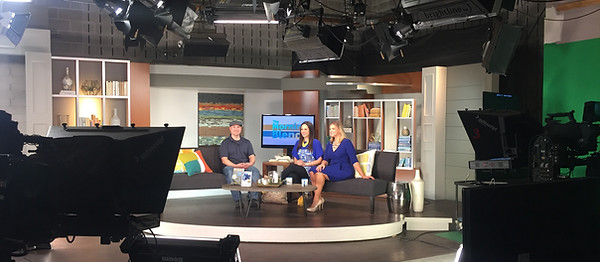 TV appearance in Omaha, with Andy Myers of Soul Studios