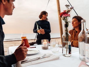Dinner am Strand