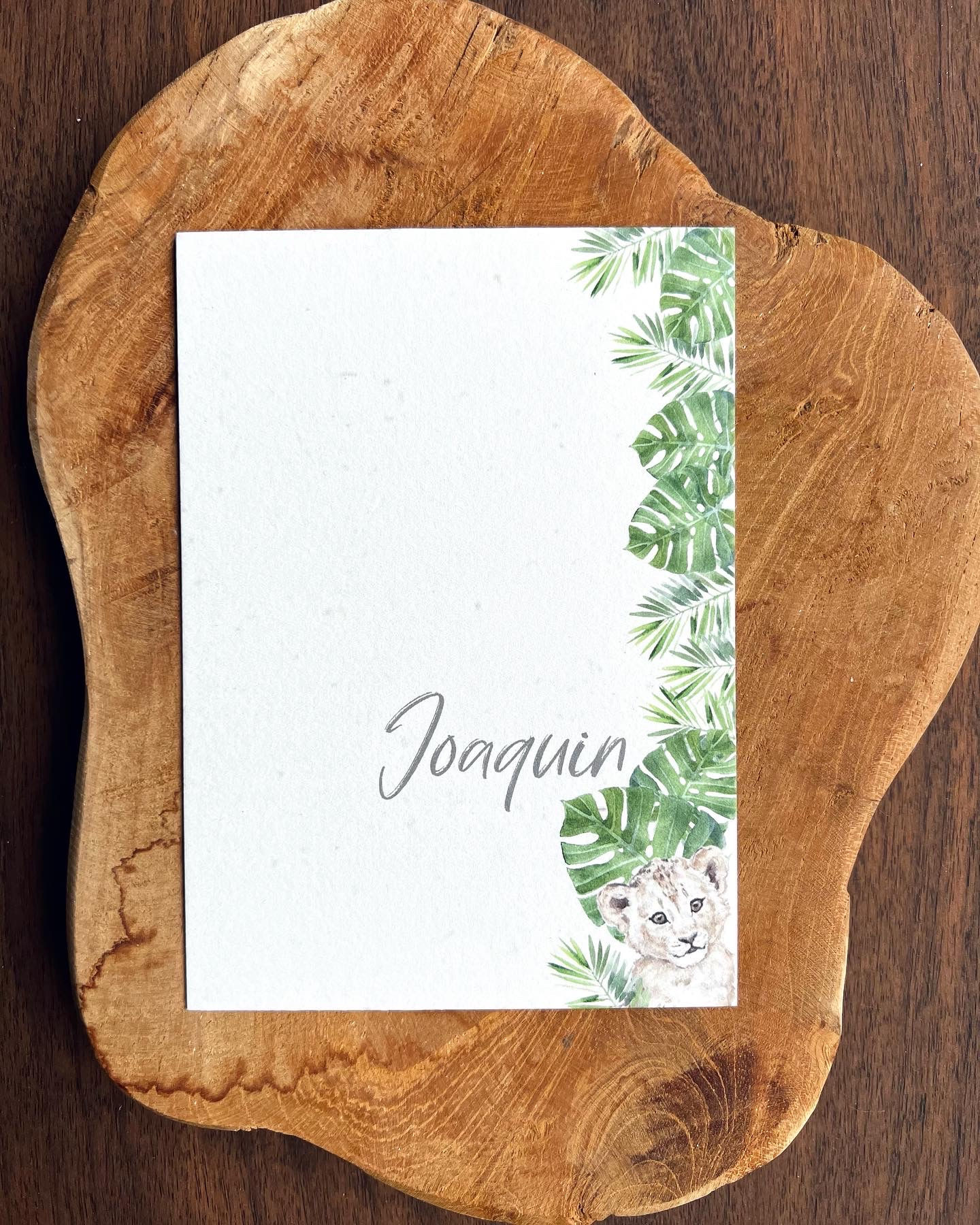 Geboortekaart Joaquin