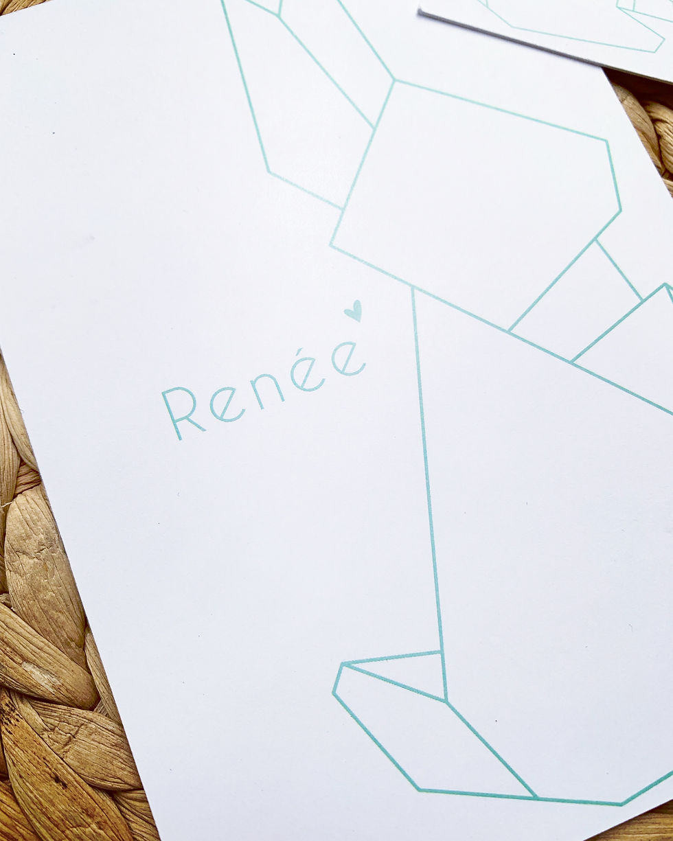Geboortekaart Renée