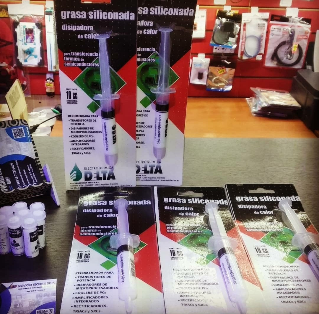 GRASA SILICONADA ELECTROQUIMICA DELTA 10 CC