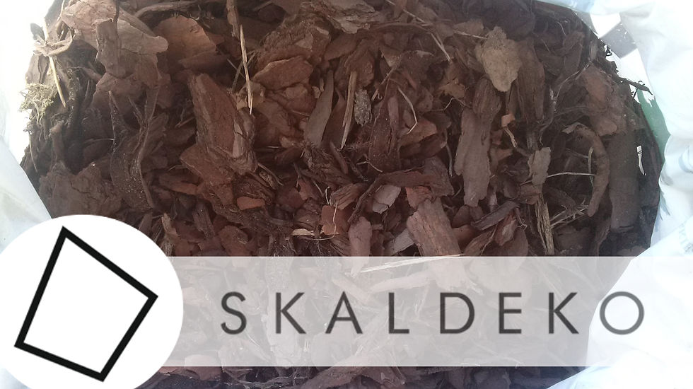 kora sosnowa miał duży skaldeko grysy i