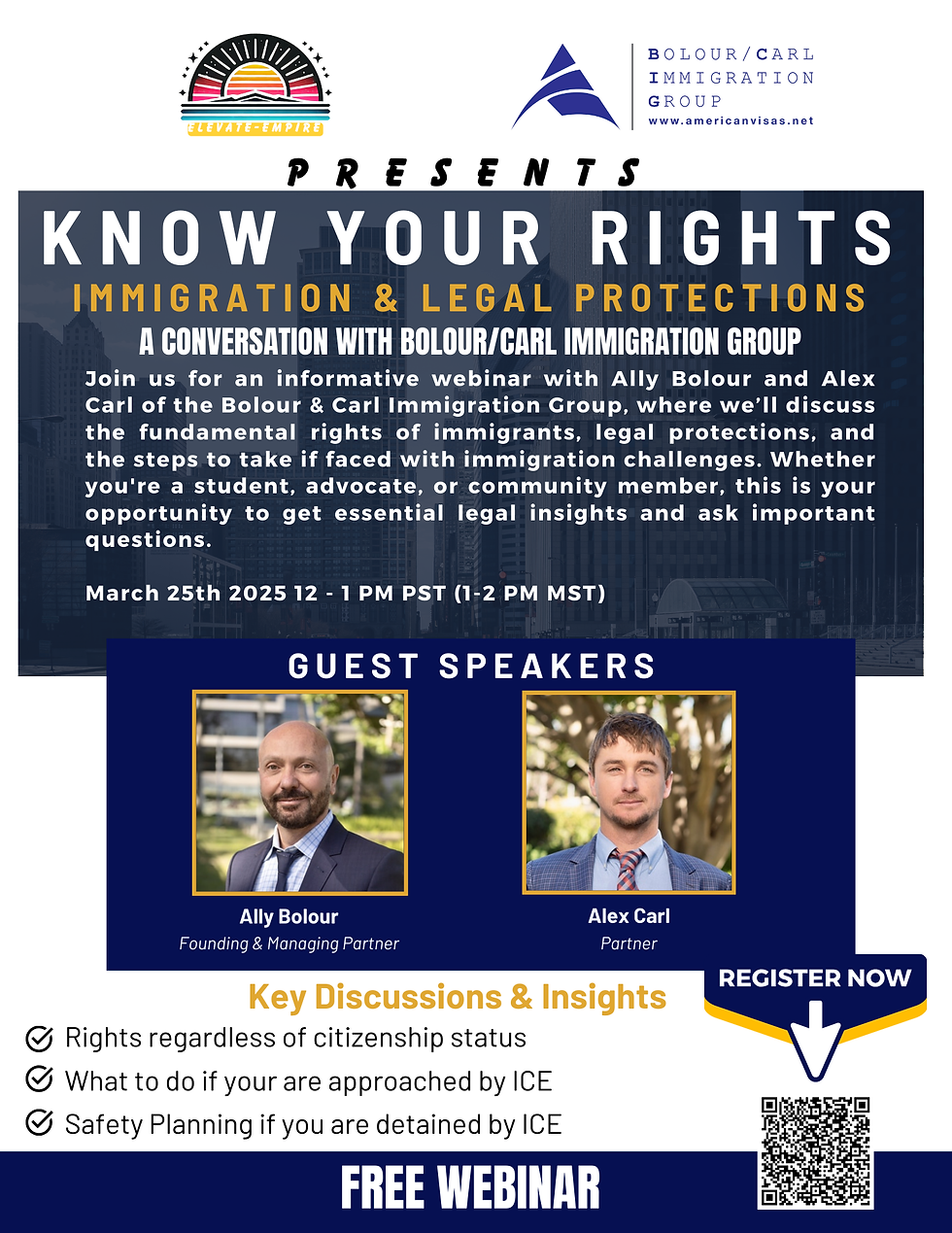 Know Your Rights: Immigration and Legal Protections, A Conversation wit Bolour & Carl Immigration Group