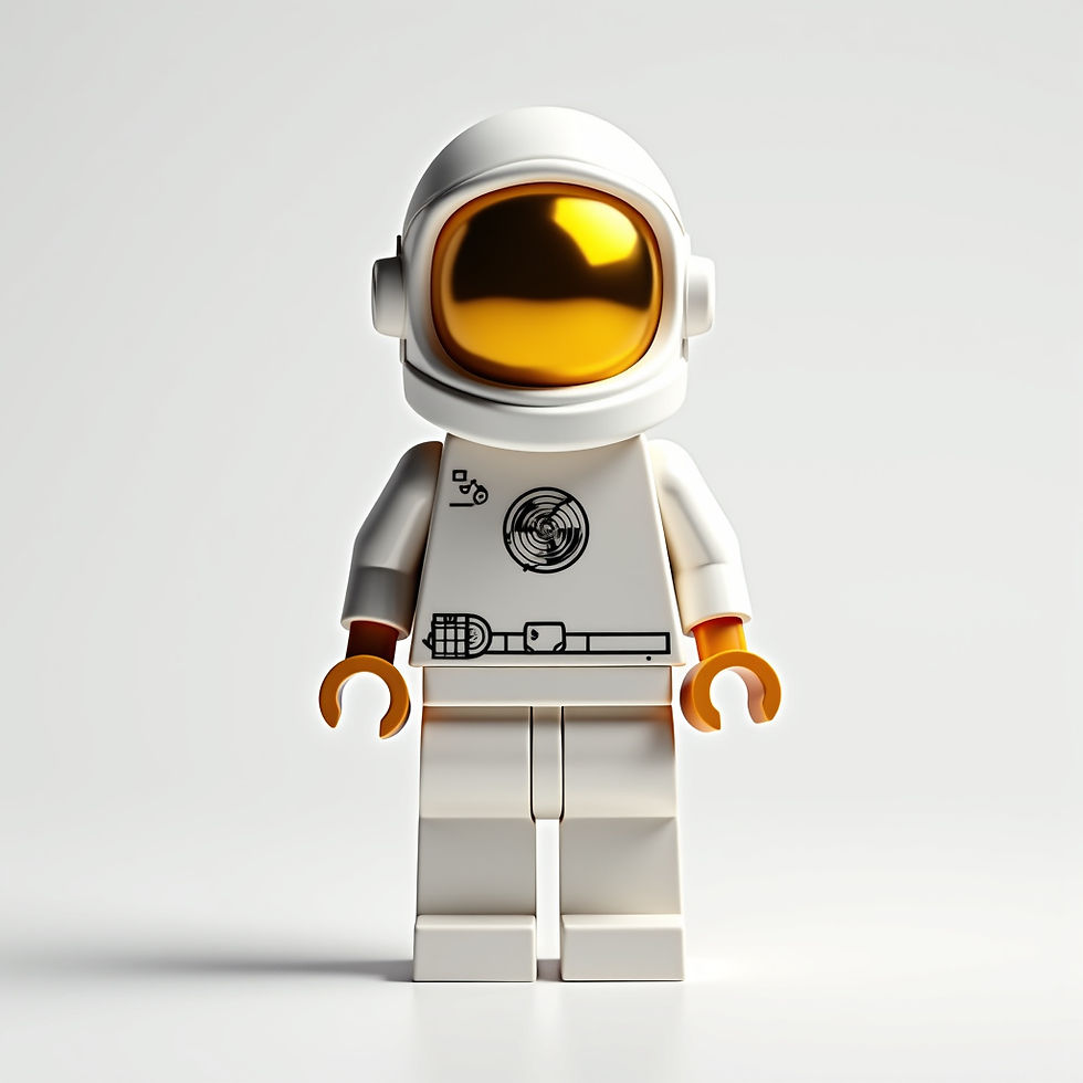 Weltraum Abenteurer Minifigur