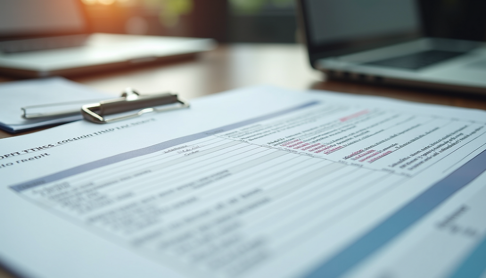 common credit reporting mistakes