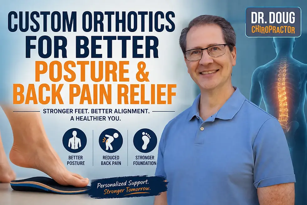 How Custom Orthotics Improve Posture and Reduce Back Pain