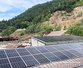Impianto fotovoltaico aziendale a Cembra, in Trentino