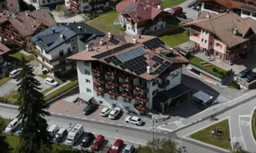 Fotovoltaico in hotel a Canazei