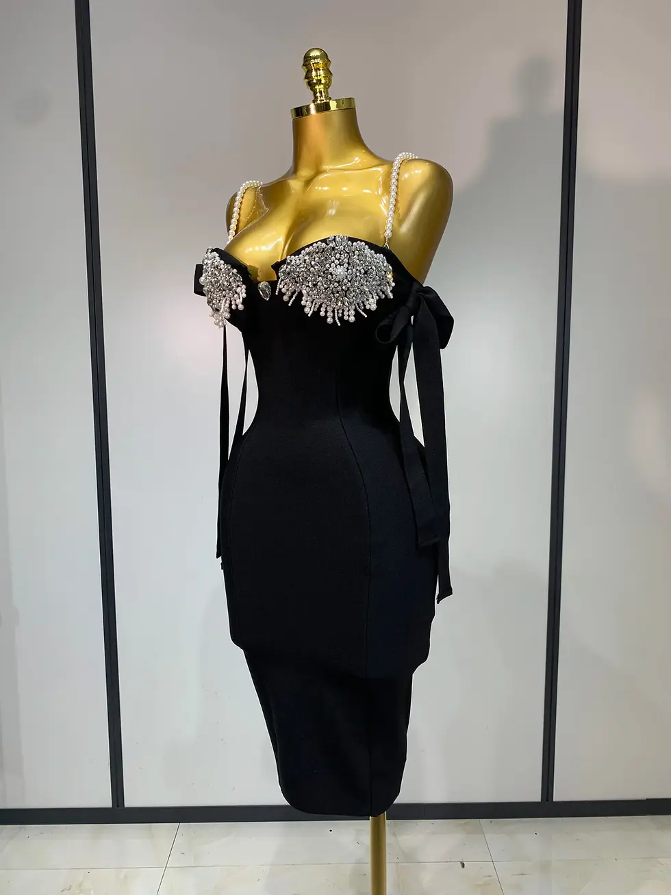Miniatura: Vestido Diana (rojo, blanco y negro)