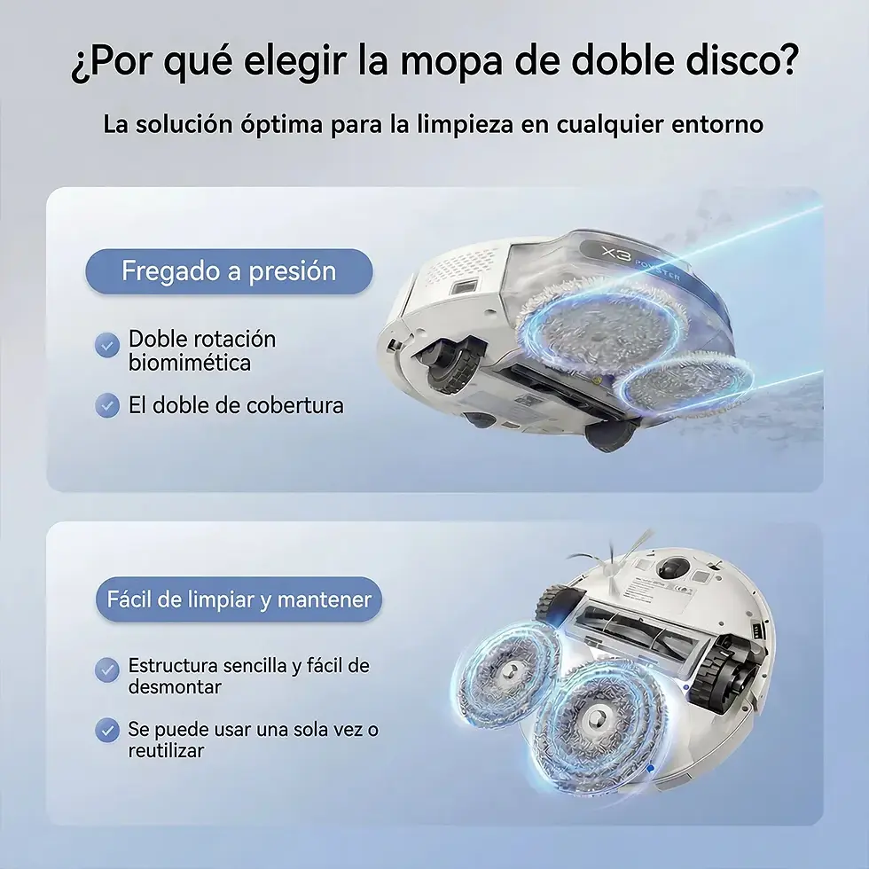 Miniatura: Aspiradora Trapeador Robot