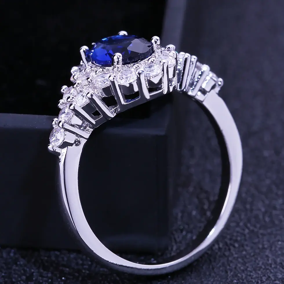 Miniatura: Anillo Saphire estelar