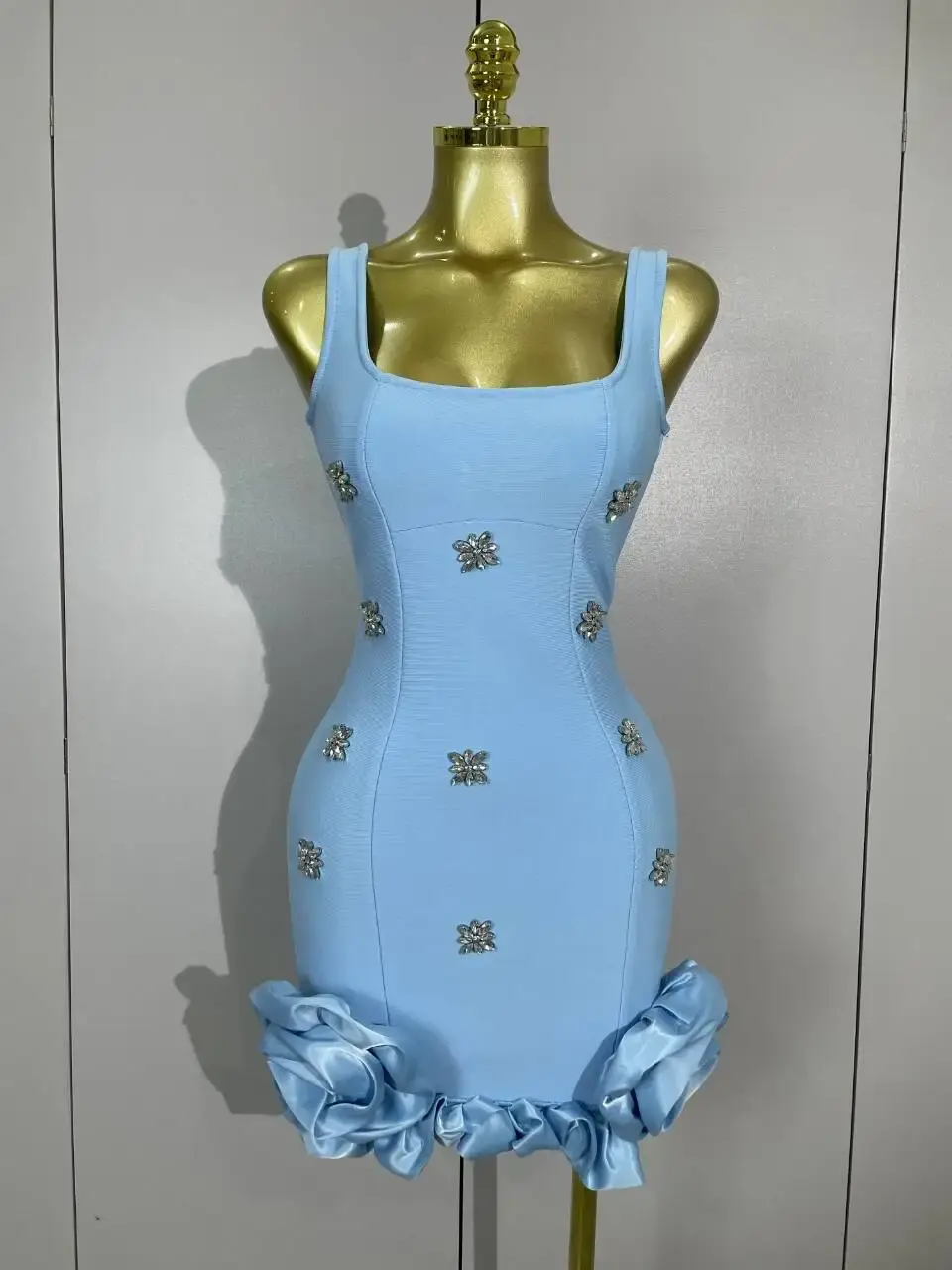 Miniatura: Vestido Sandra (rojo, rosa, negro, azul y blanco)