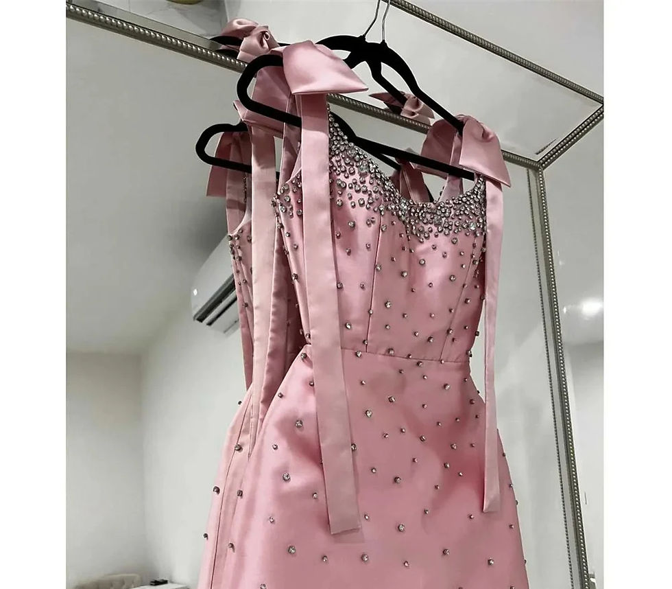 Miniatura: Vestido Satin Rosa