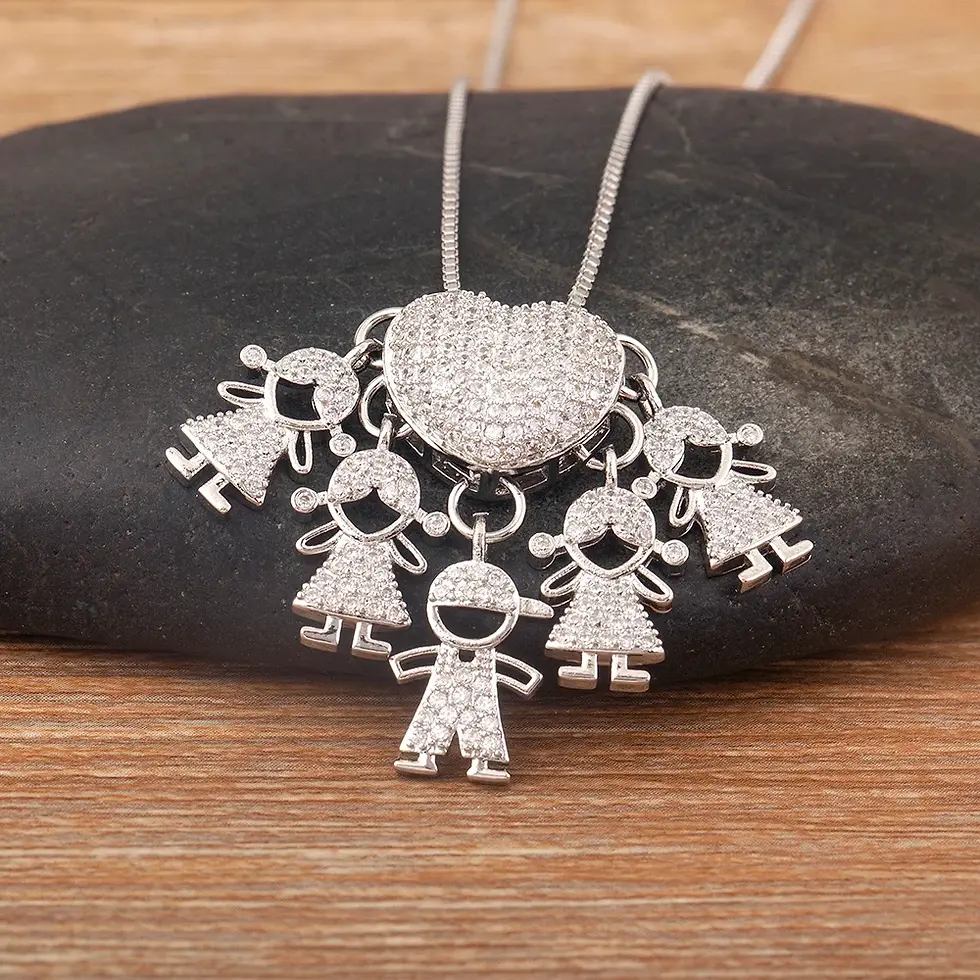 Miniatura: Collar 3, 4 y 5 hijos MAMA