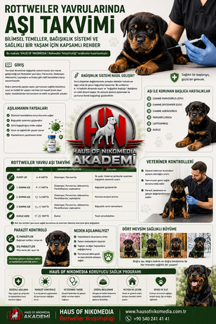 Rottweiler Yavrularında Aşı Takvimi