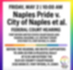 First Amendment Rally - Naples Pride federal court hearing