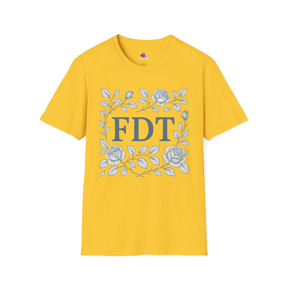 Thumbnail: FDT Floral Custom T-Shirt - Ideal Gift for politicos