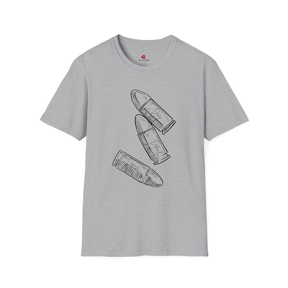 Thumbnail: Whimsical Revolution T-Shirt Defend Deny Depose Healthcare Support