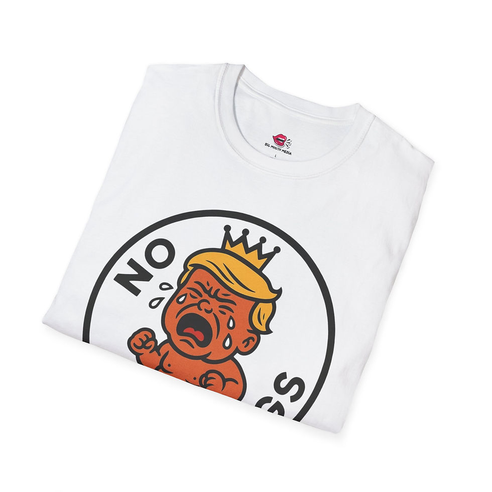 Thumbnail: Graphic Tee - No Kings Baby T-Shirt, Funny Political Shirt