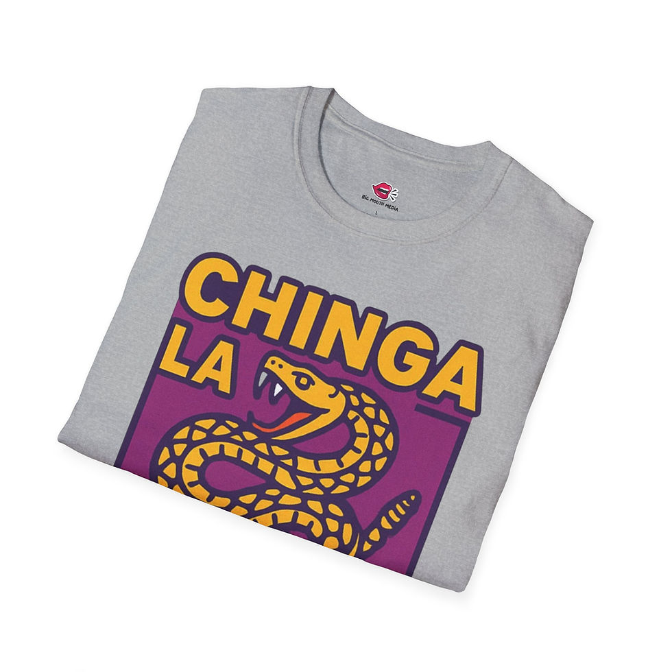 Thumbnail: Chinga La Migra Softstyle T-Shirt | Bold Statement Tee for Activists 