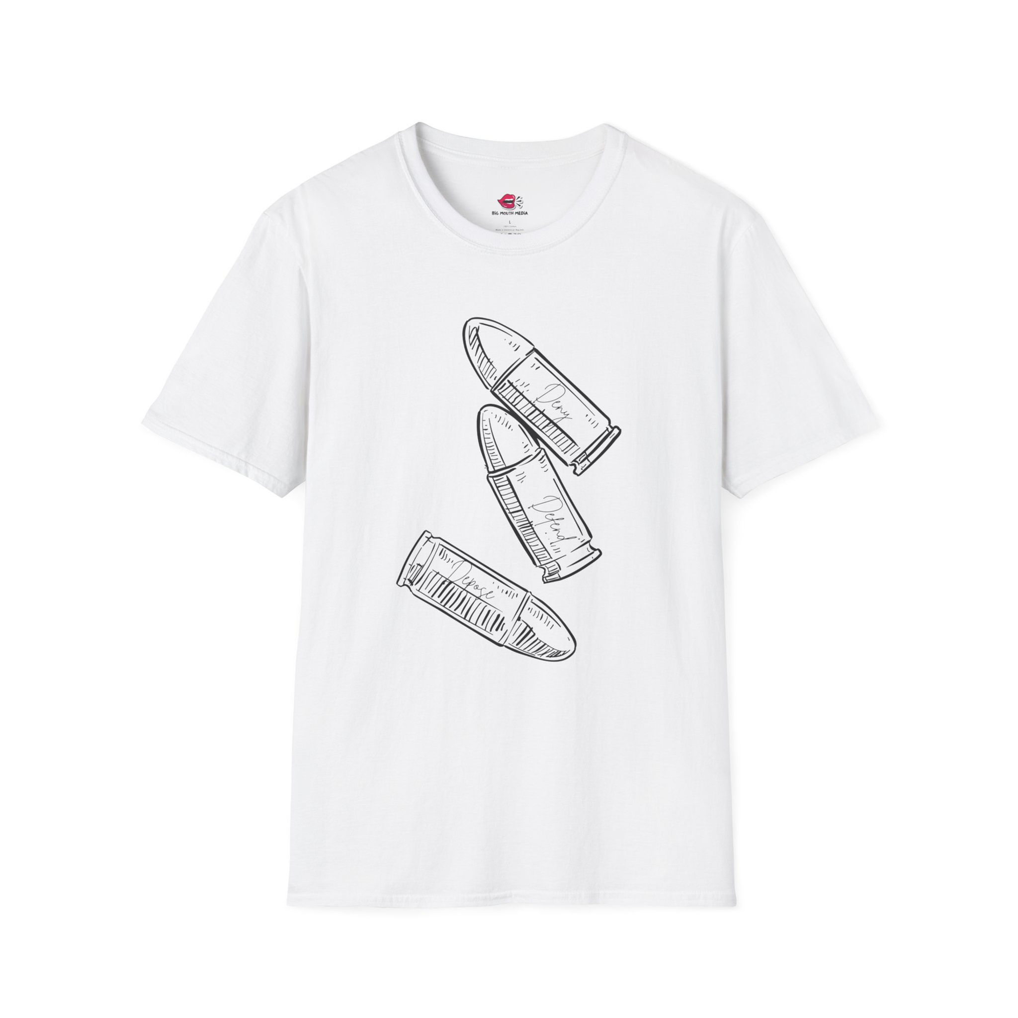 Whimsical Revolution T-Shirt Defend Deny Depose Healthcare Support