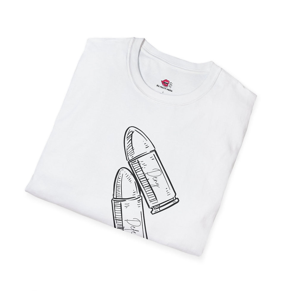 Thumbnail: Whimsical Revolution T-Shirt Defend Deny Depose Healthcare Support