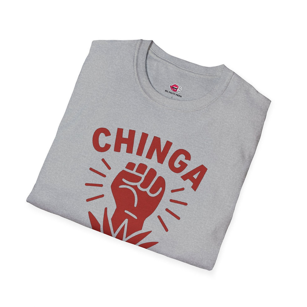 Thumbnail: Empowering Activist T-Shirt - Chinga La Migra | Softstyle Tee for Social Justice