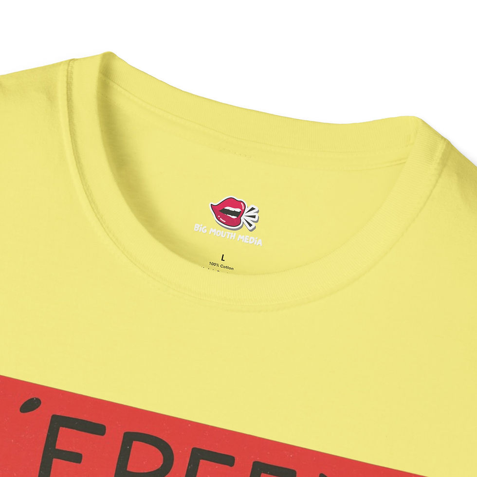Thumbnail: Free Palestine Watermelon T-Shirt | Softstyle Tee for Activism, Casual Gift