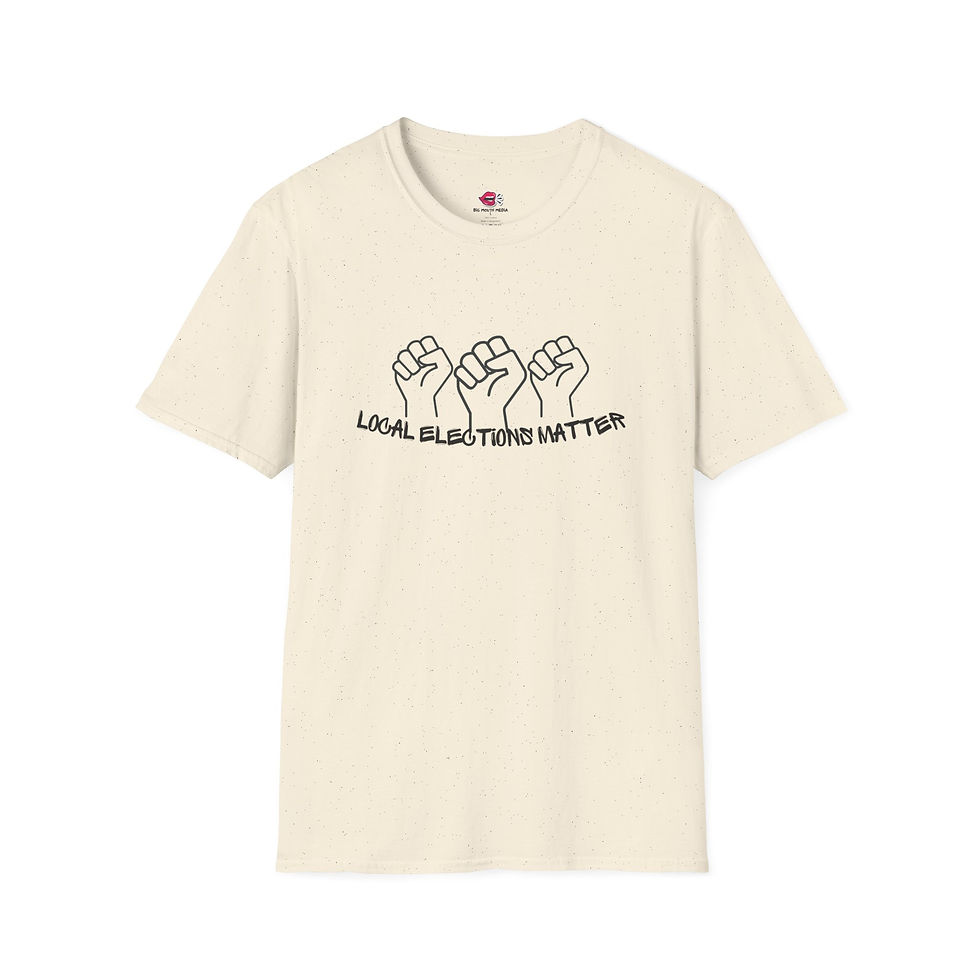 Thumbnail: Local elections matter Unisex Softstyle T-Shirt