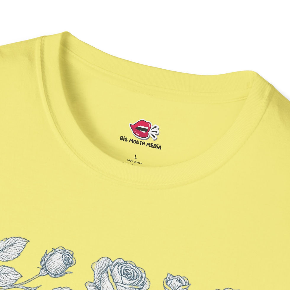 Thumbnail: 8647 Floral Softstyle T-Shirt, Casual Wear, Vintage Aesthetic Tee