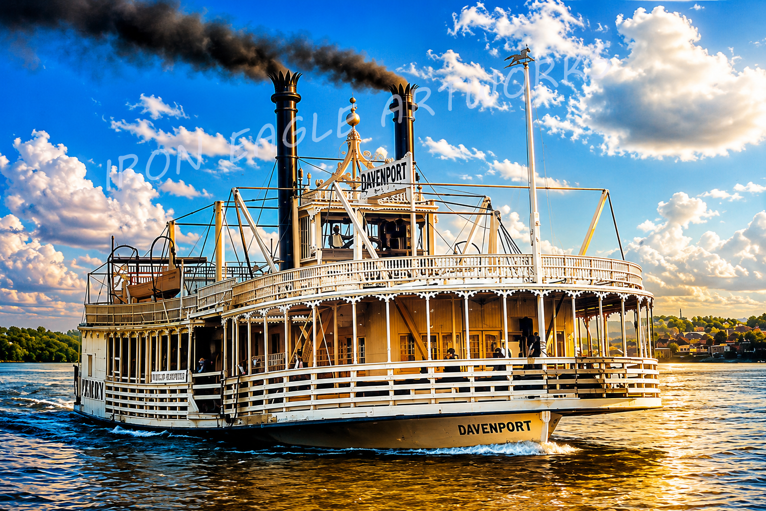 The Davenport Steamboat - High Resolution