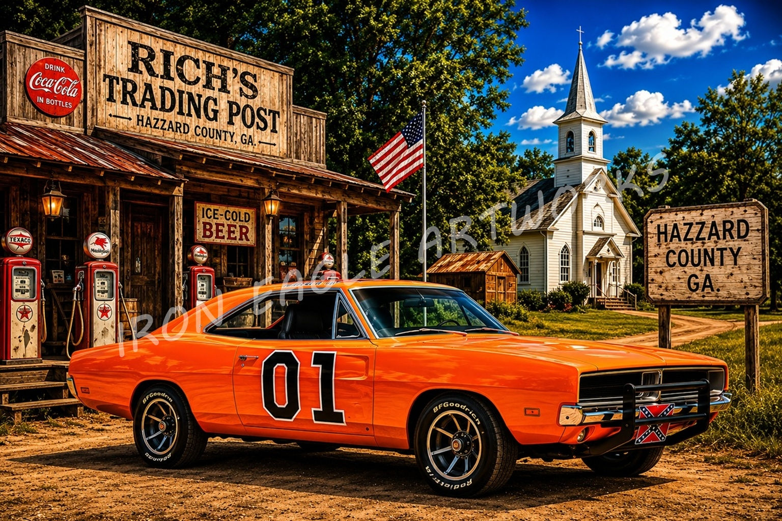 General Lee – Hazzard County Edition - High Resolution