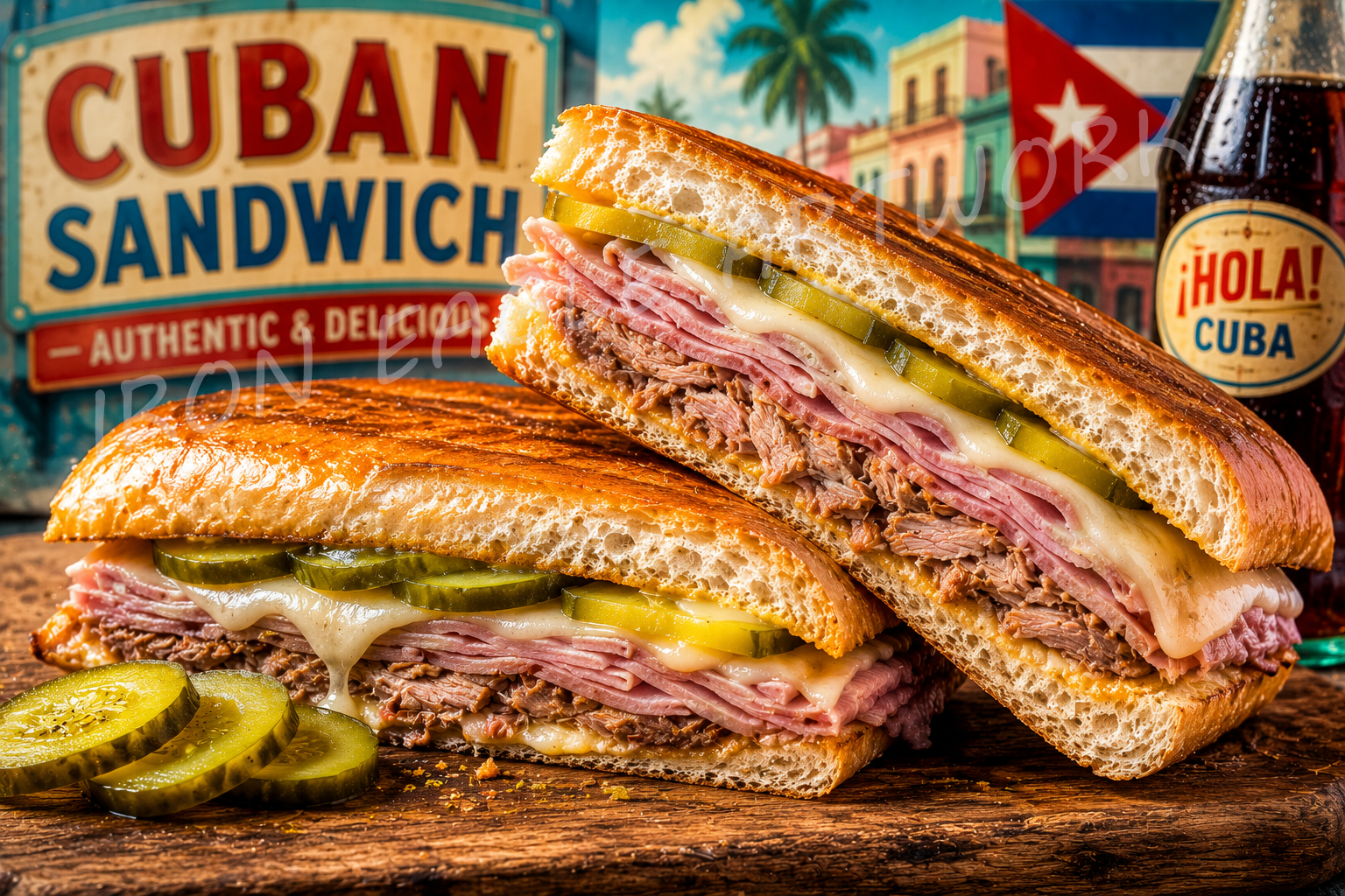 Classic Cuban Sandwich - High Resolution